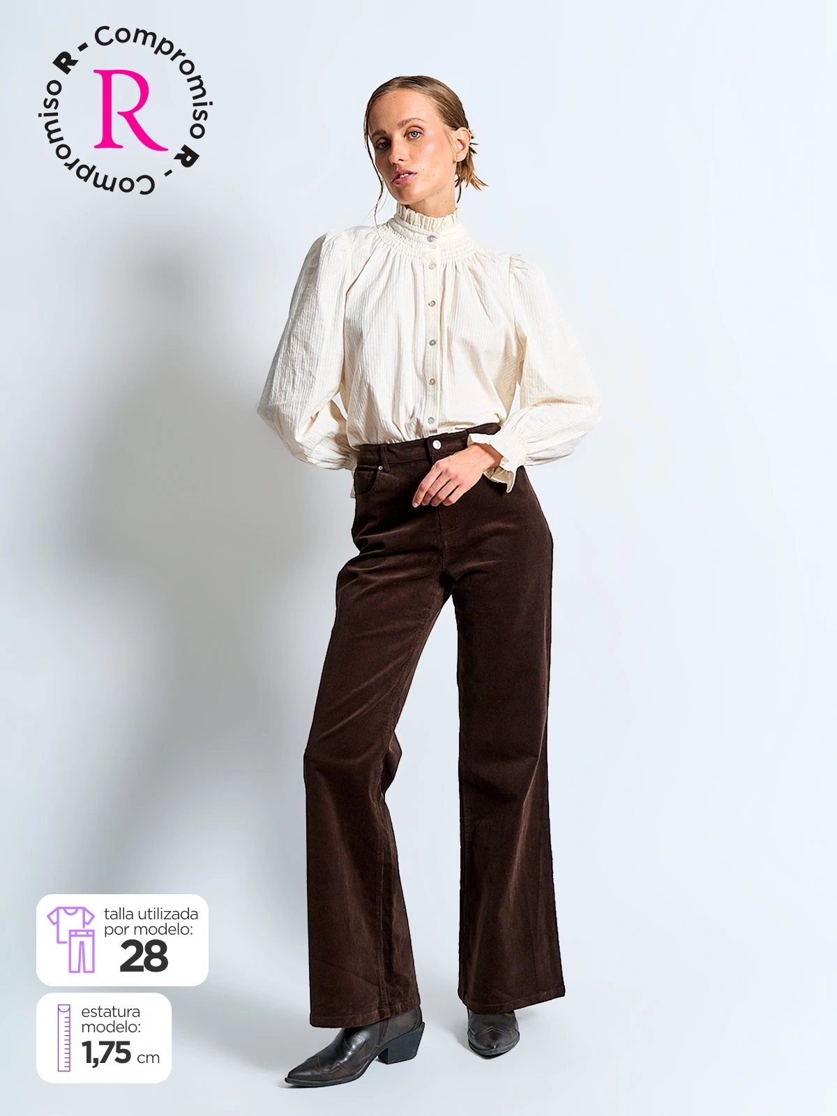 PANTALÓN REGULAR MUJER MARQUIS WIDE - 1