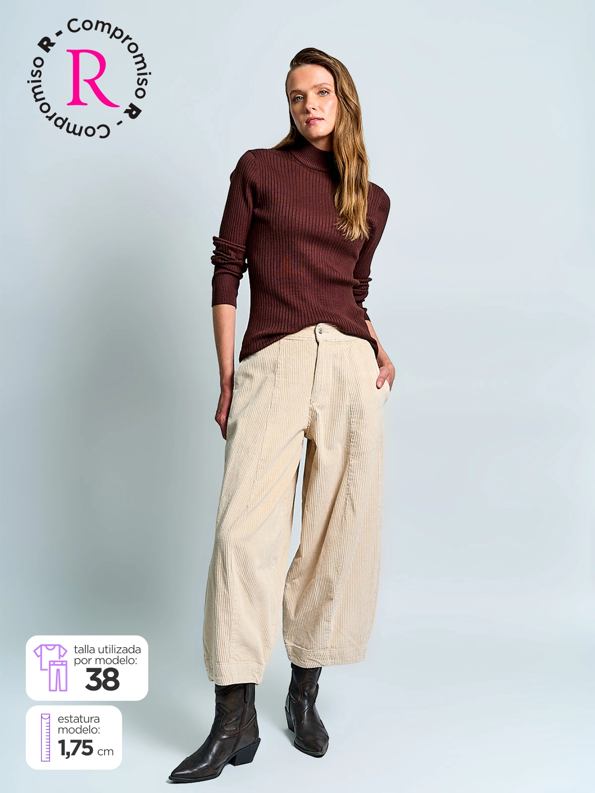PANTALÓN REGULAR MUJER MARQUIS HUBERT - 2