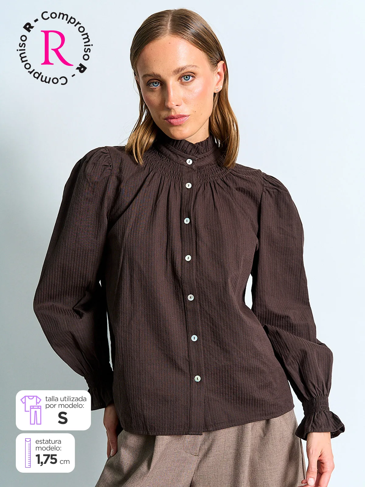 BLUSA MUJER MARQUIS RUSA - 1
