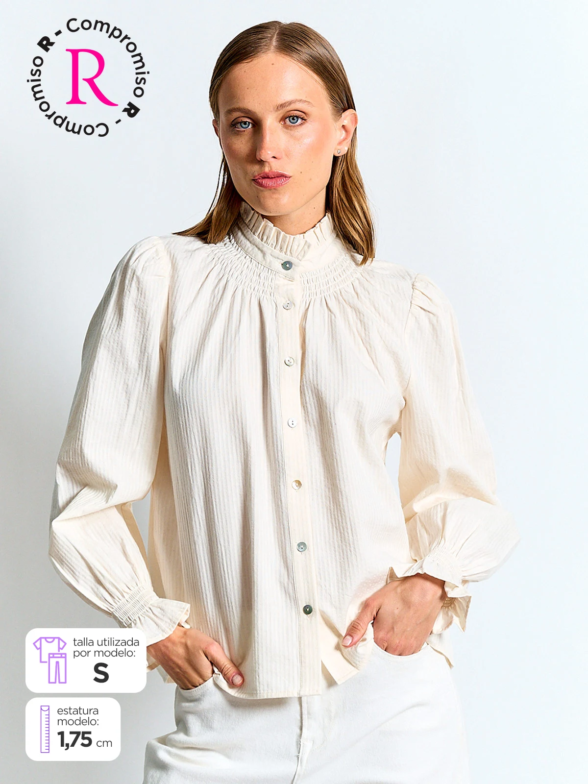 BLUSA MUJER MARQUIS RUSA - 1
