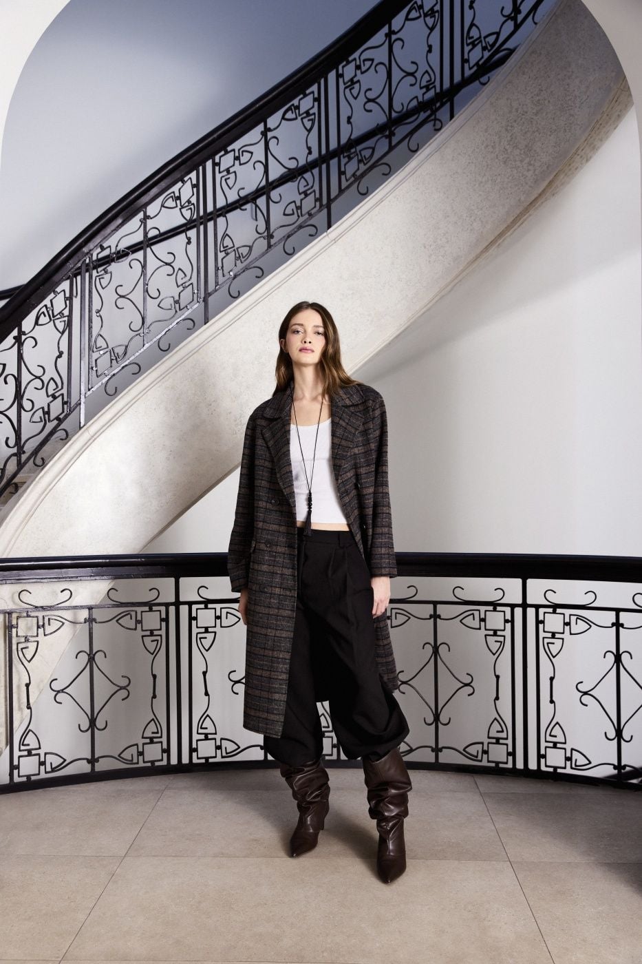 PANTALÓN REGULAR MUJER MARQUIS GRAYA - 1