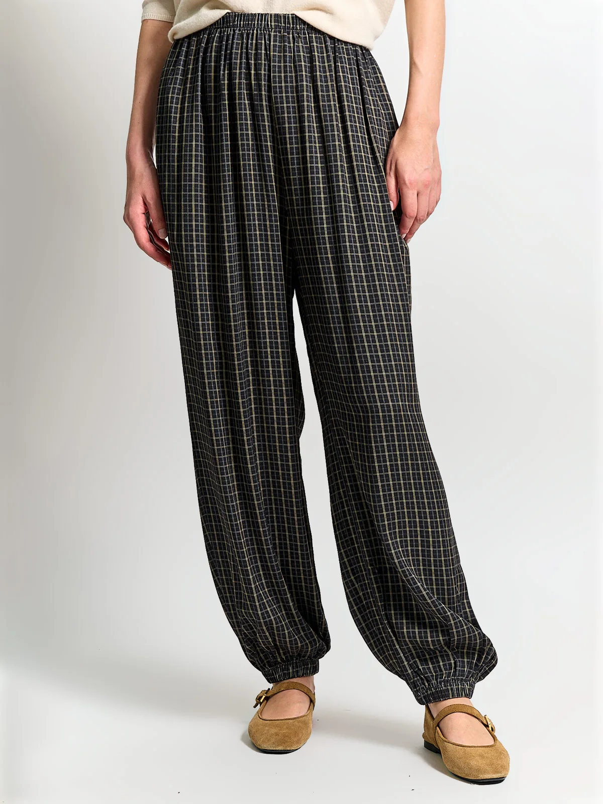 PANTALÓN MUJER MARQUIS CUADROS - 2