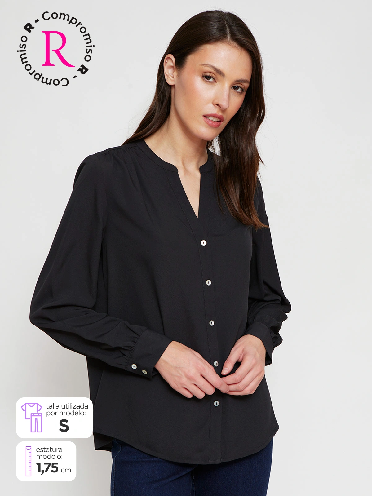 BLUSA MANGA LARGA MUJER MARQUIS EFER - 1