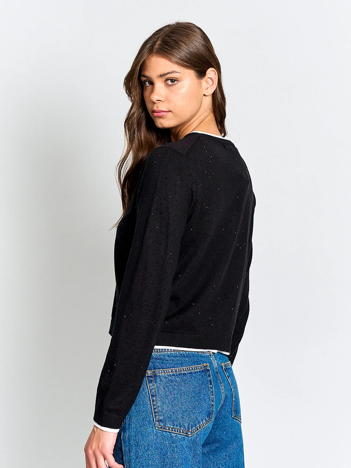 CARDIGAN MUJER MARQUIS BRILLO - 2