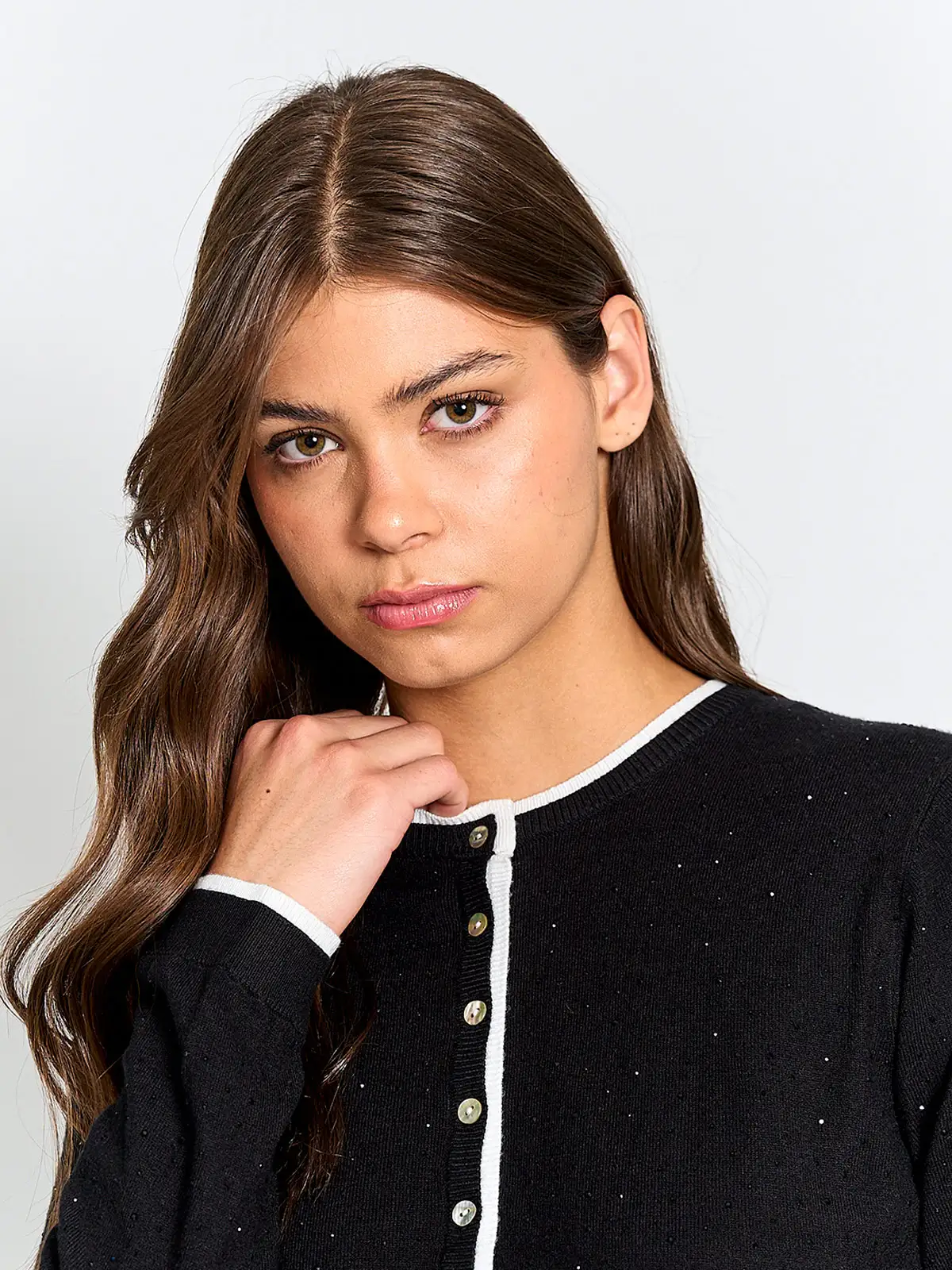 CARDIGAN MUJER MARQUIS BRILLO - 3