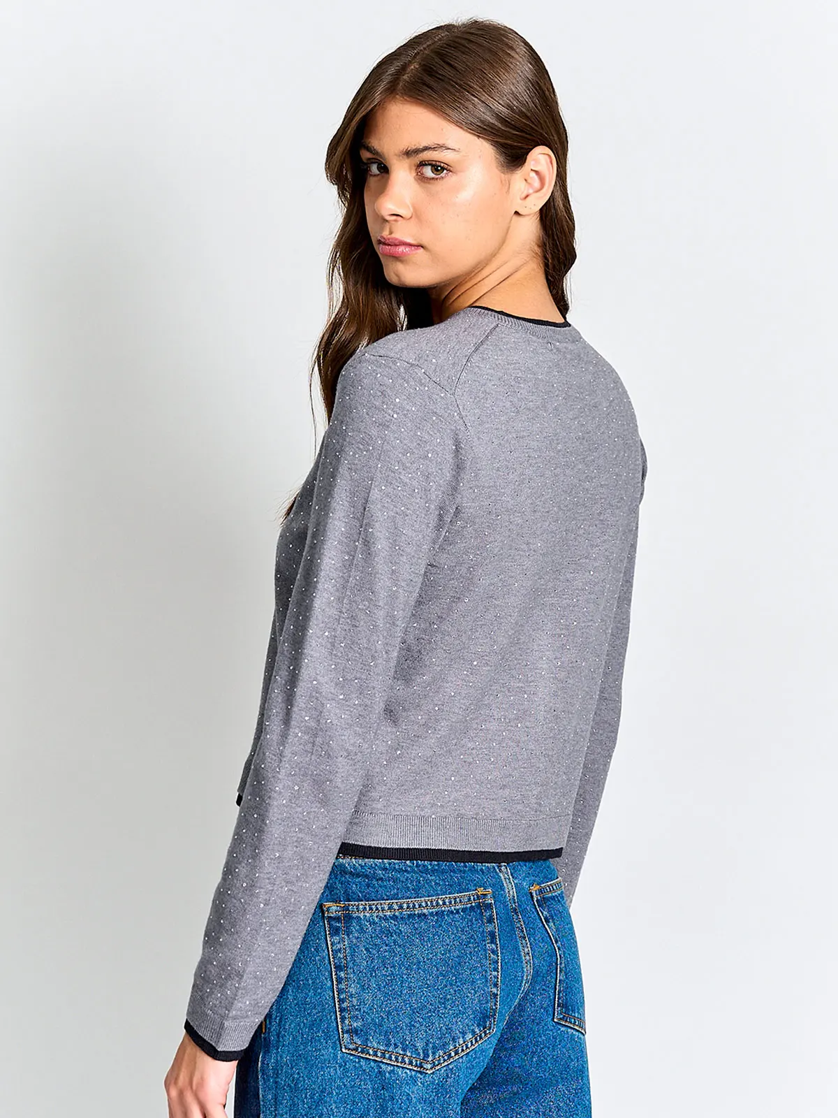 CARDIGAN MUJER MARQUIS BRILLO - 2