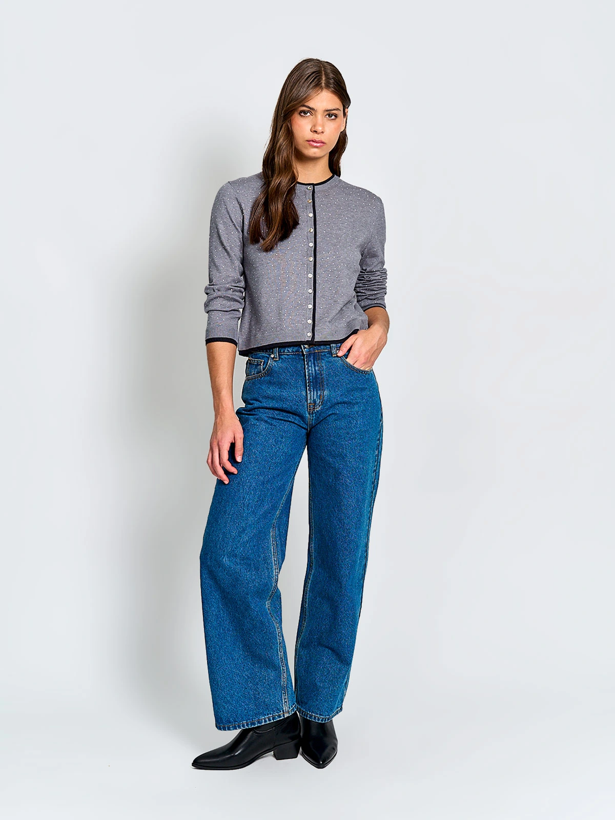 CARDIGAN MUJER MARQUIS BRILLO - 4