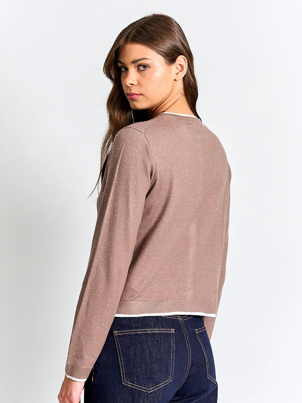 CARDIGAN MUJER MARQUIS BRILLO - 2