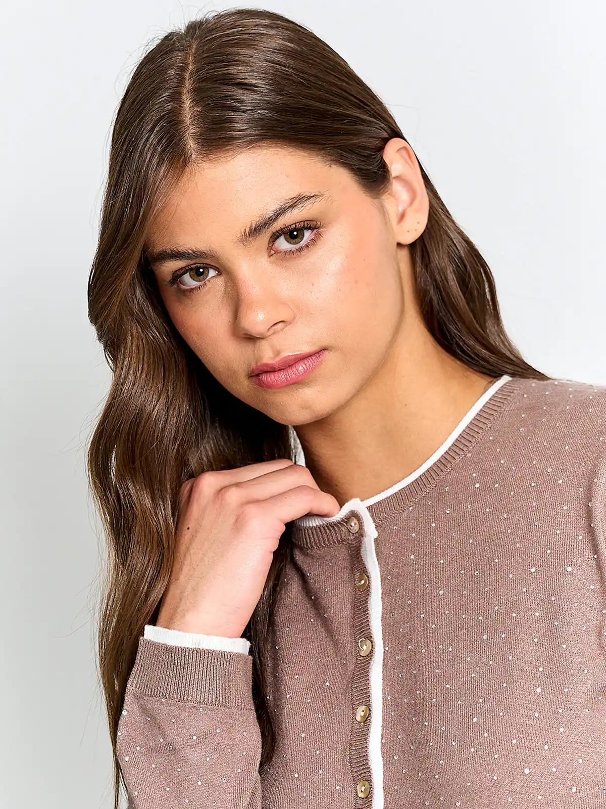 CARDIGAN MUJER MARQUIS BRILLO - 3
