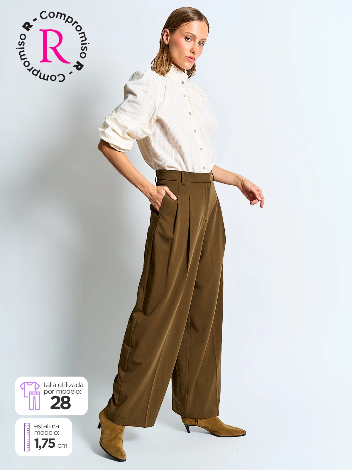 PANTALÓN REGULAR MUJER MARQUIS HASTRE - 1
