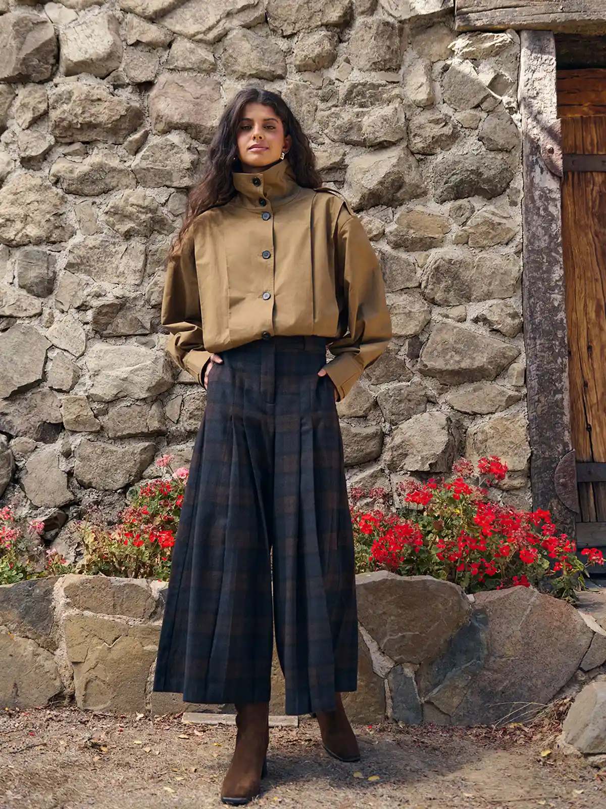 PANTALÓN REGULAR MUJER MARQUIS HALDA - 1
