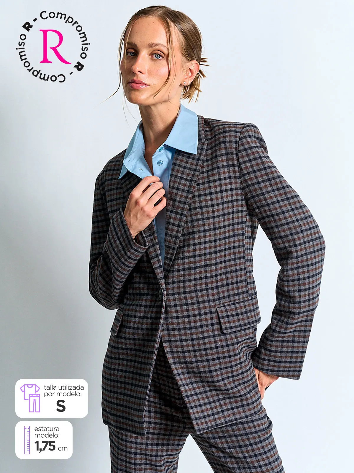 BLAZER MUJER MARQUIS LARGO HORTENSIA - 2