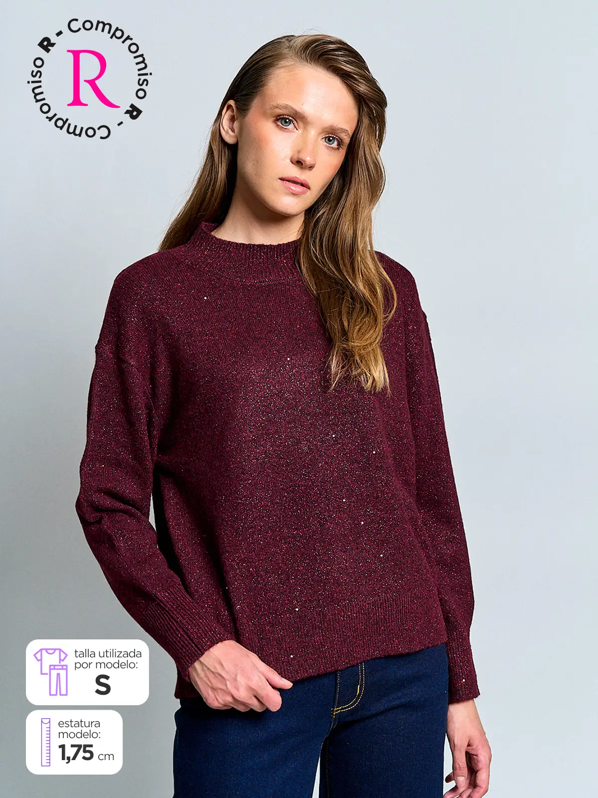 SWEATER MUJER MARQUIS SHINE - 1