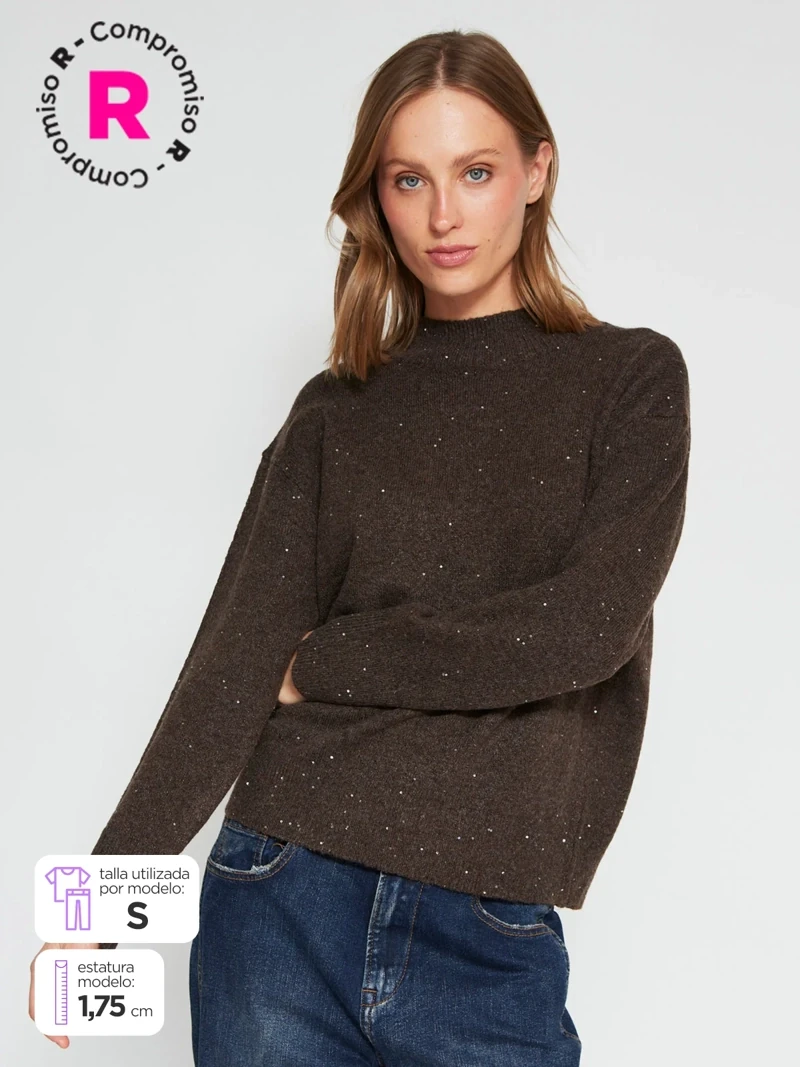 SWEATER MUJER MARQUIS SHINE - 1