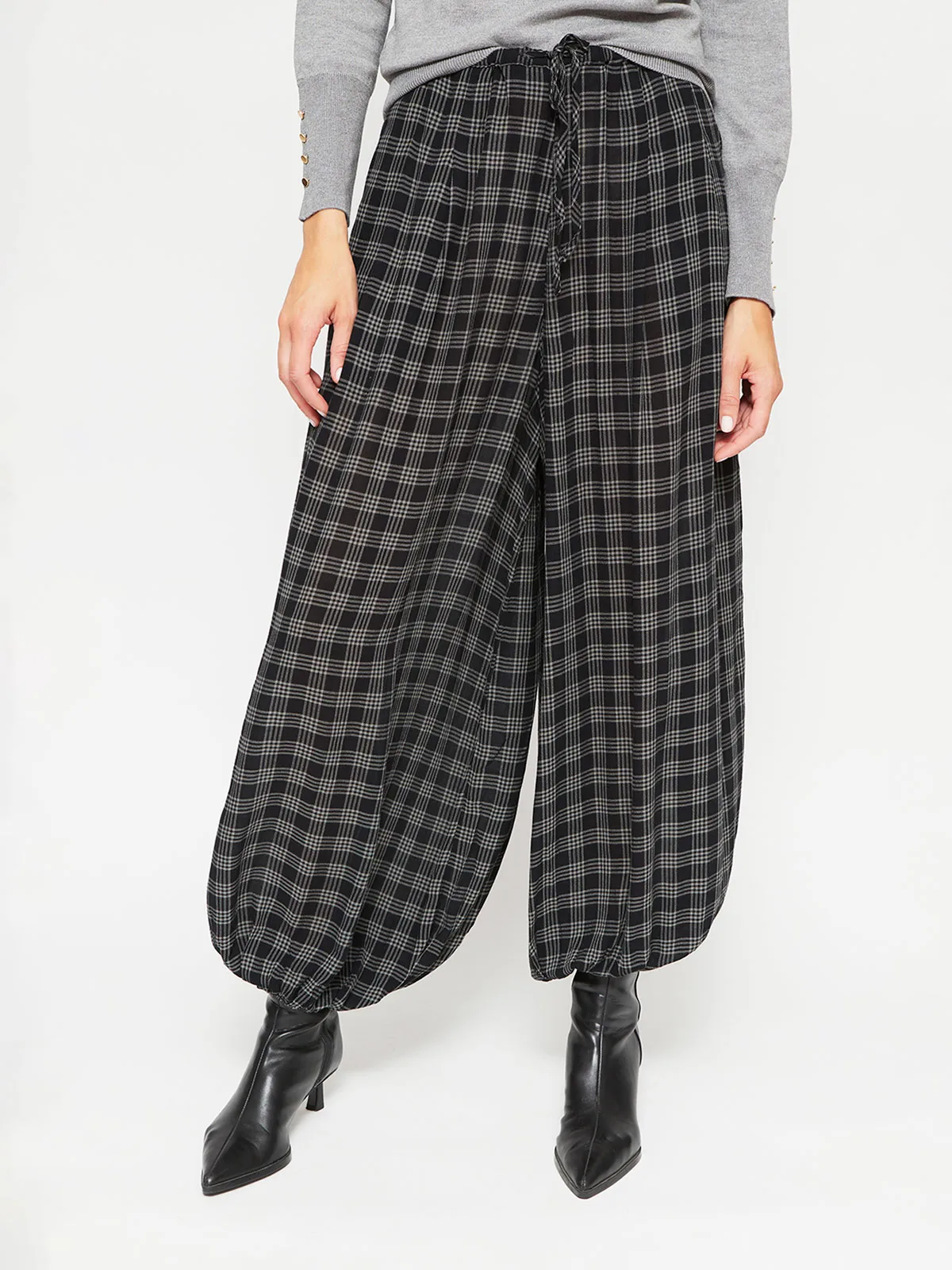 PANTALÓN REGULAR MUJER MARQUIS CHECK - 2