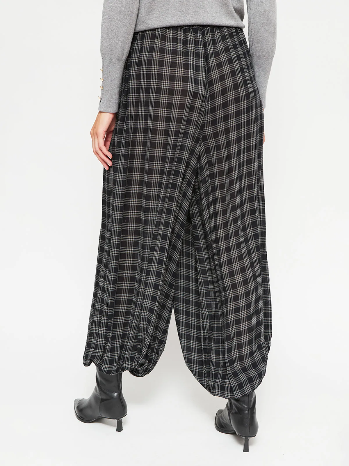PANTALÓN REGULAR MUJER MARQUIS CHECK - 3