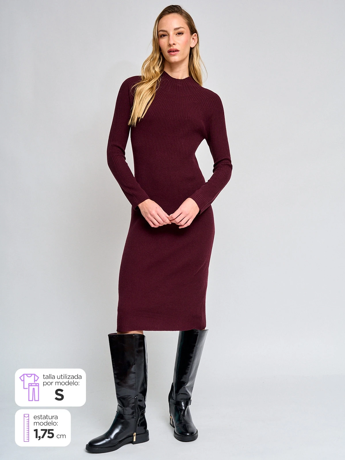 VESTIDO MUJER MARQUIS RECOGIDO - 1