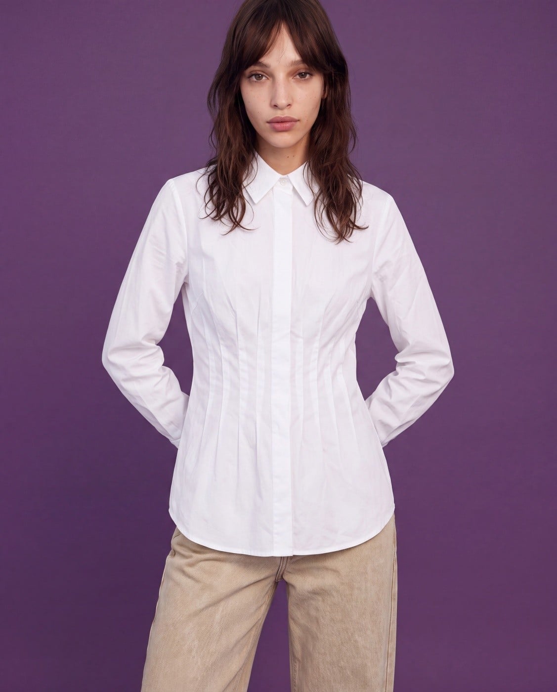 BLUSA MANGA LARGA ALGODÓN MUJER MARQUIS X MARIA CHER - 1