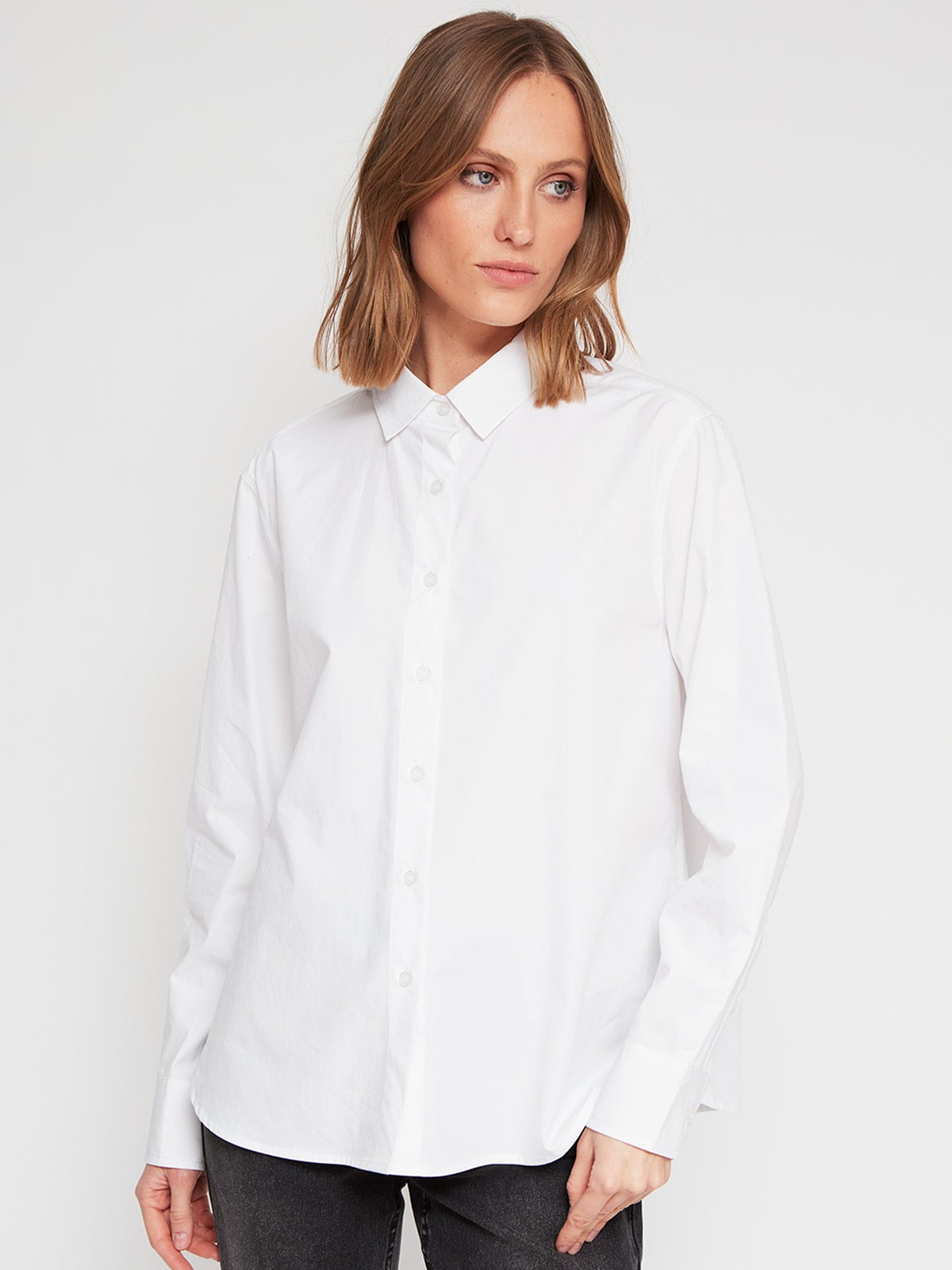 BLUSA MANGA LARGA MUJER MARQUIS POPELINA - 2