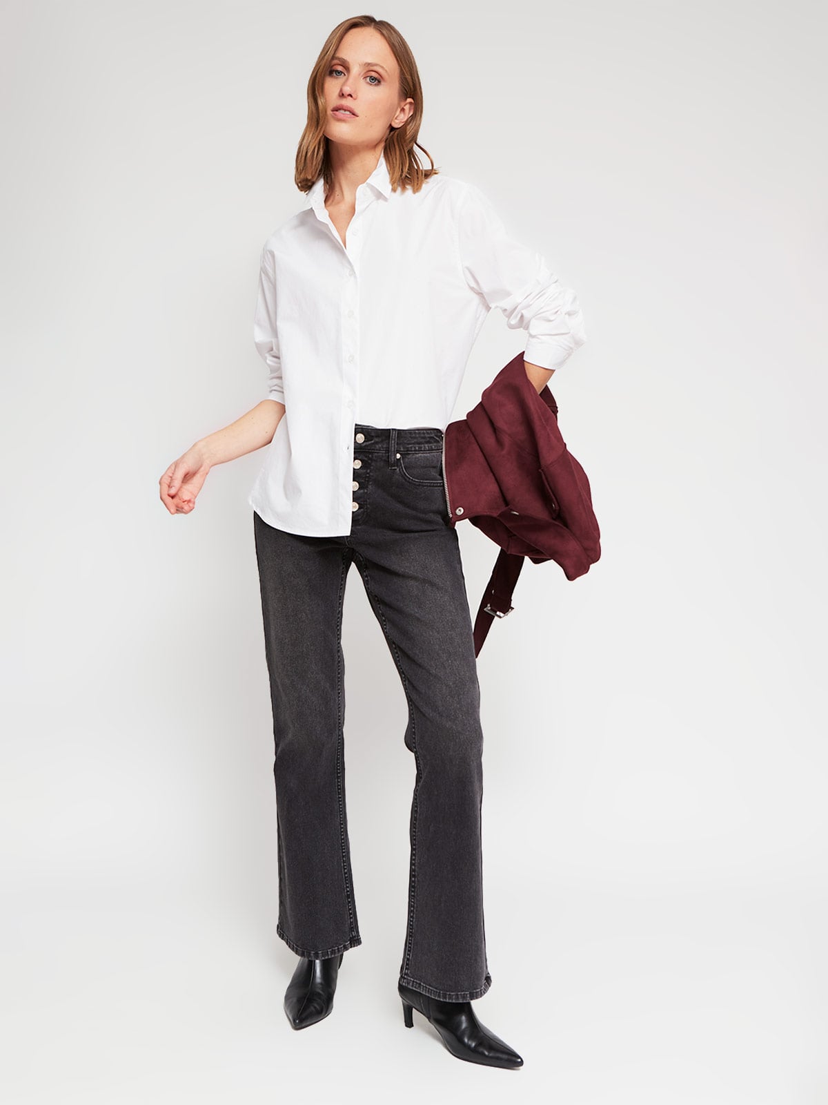 BLUSA MANGA LARGA MUJER MARQUIS POPELINA - 5