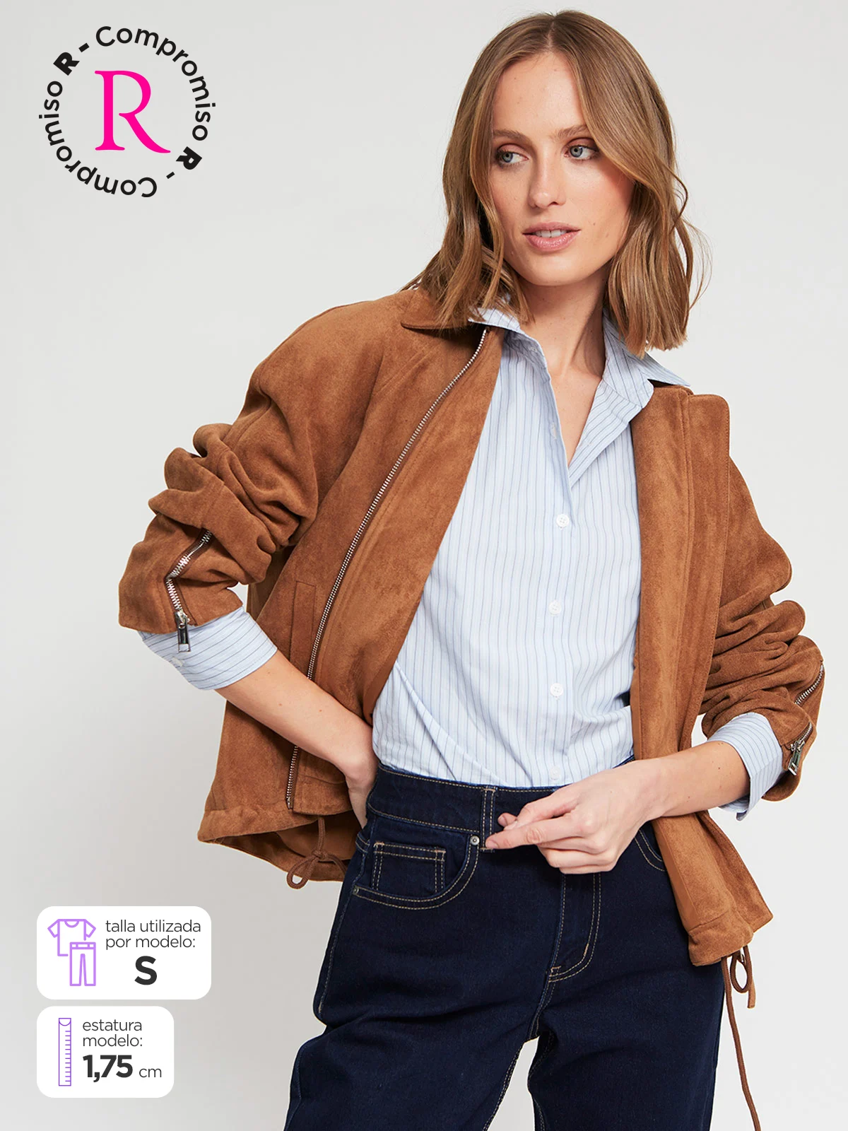 CASACA MUJER MARQUIS CORTA BOMBER - 1
