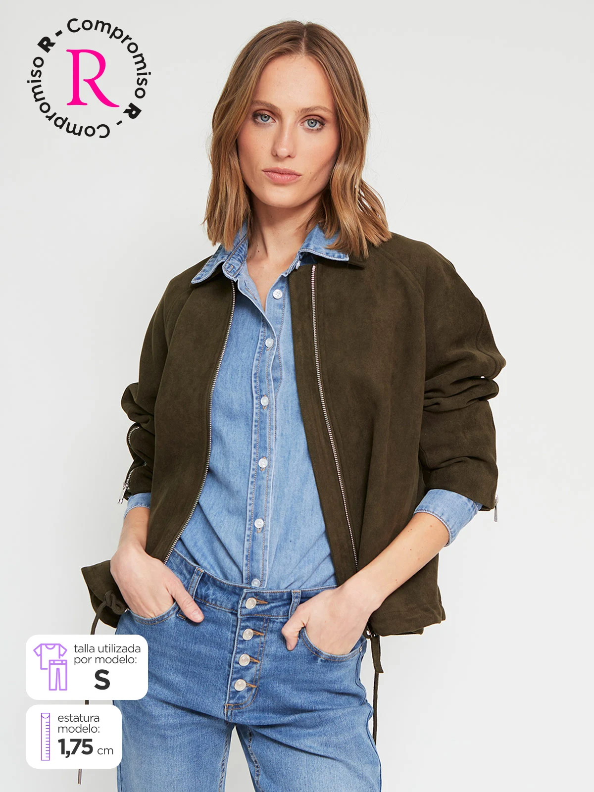 CASACA MUJER MARQUIS CORTA BOMBER - 1