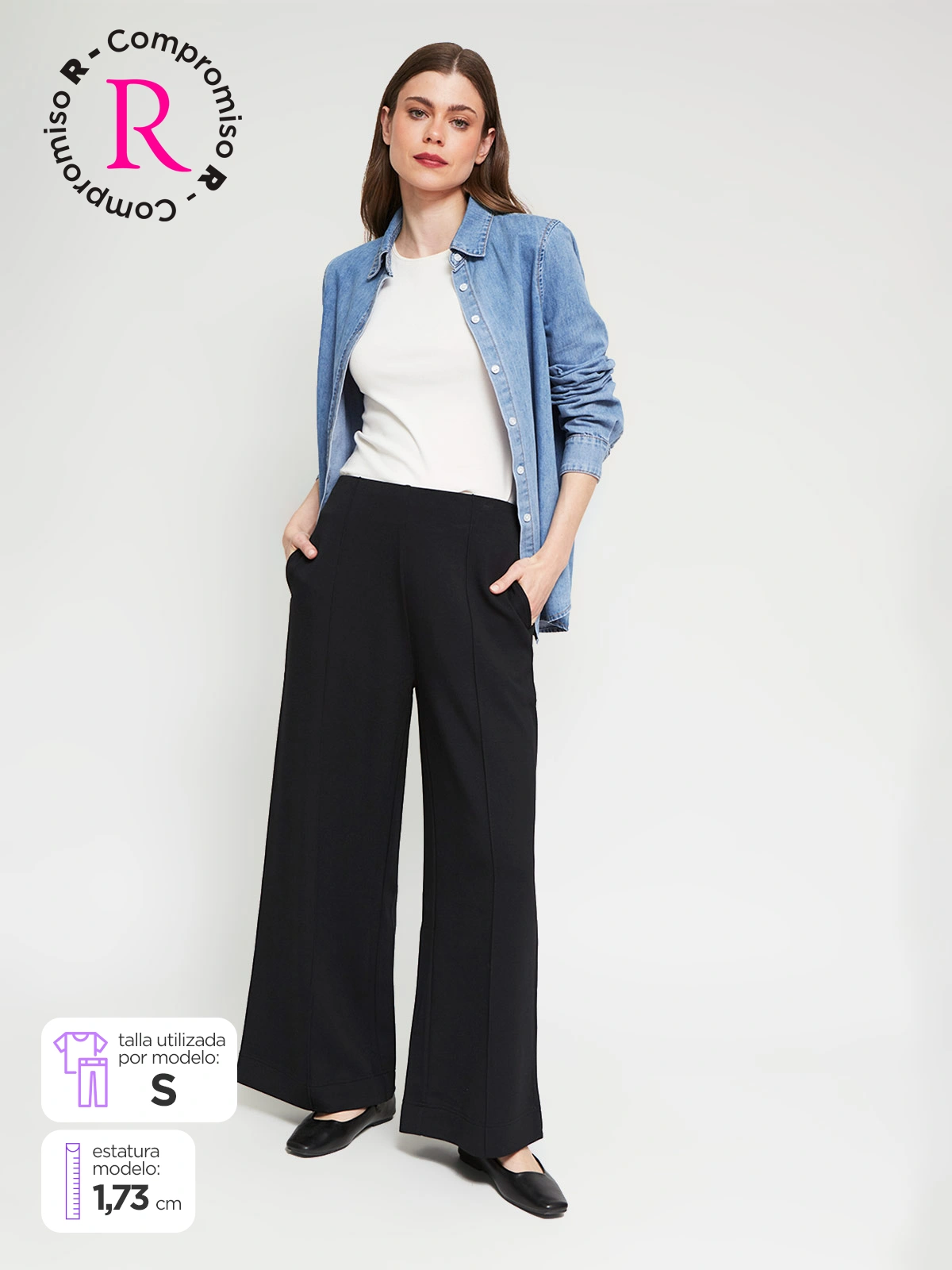 PANTALÓN REGULAR MUJER MARQUIS - 1