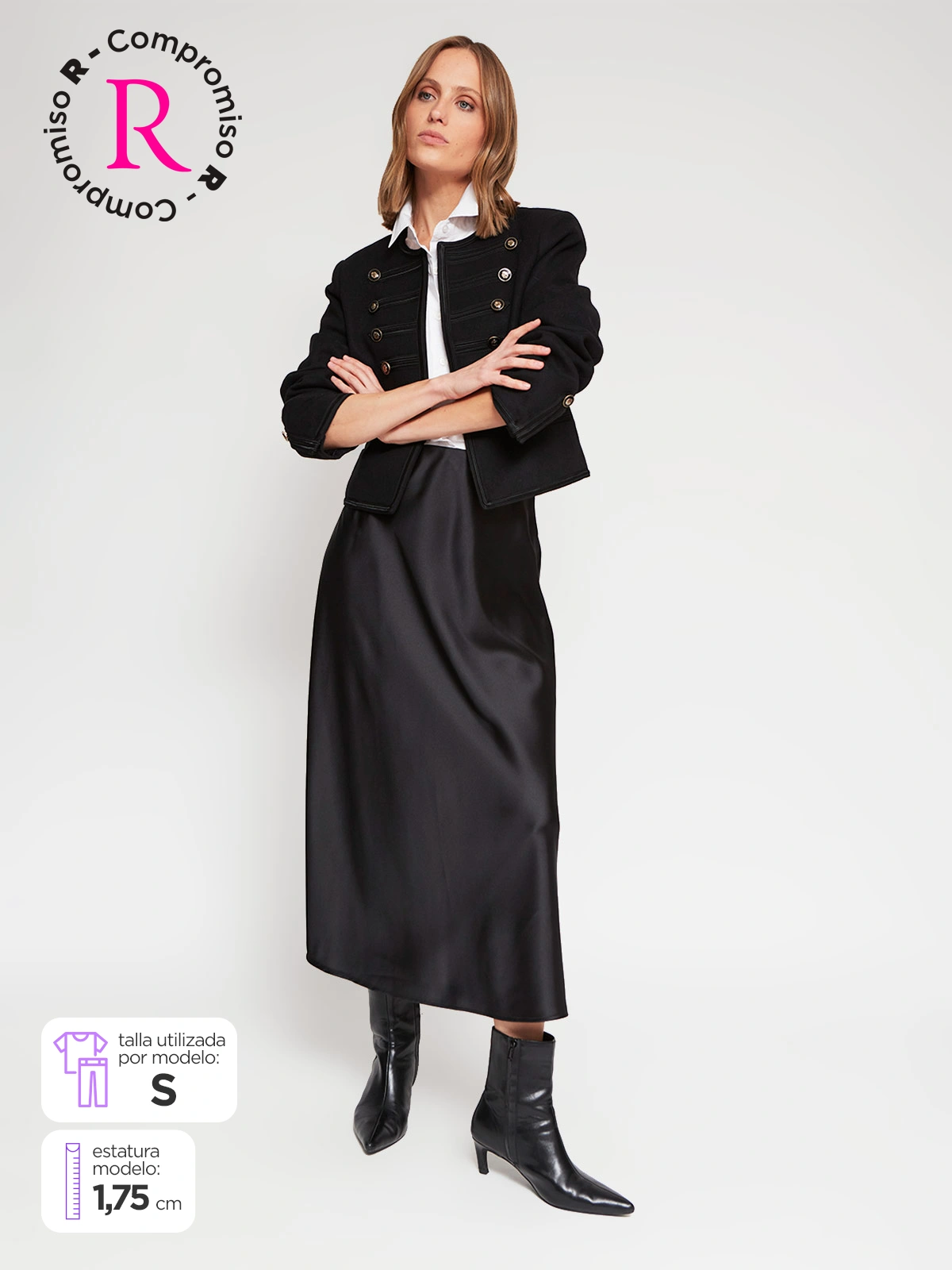 FALDA LARGA MUJER MARQUIS BATIN - 1