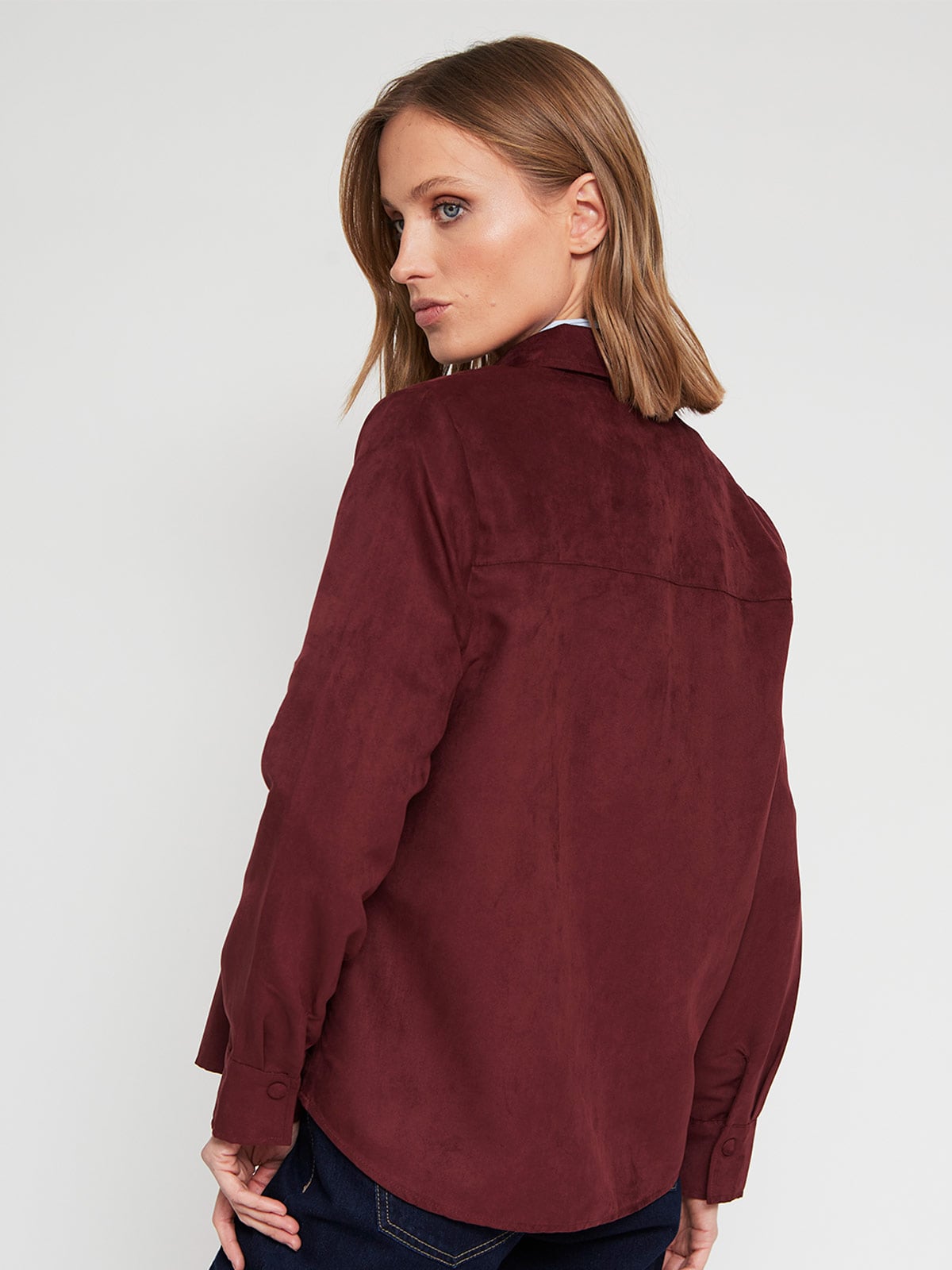 BLUSA MANGA LARGA MUJER MARQUIS SUEDE - 3