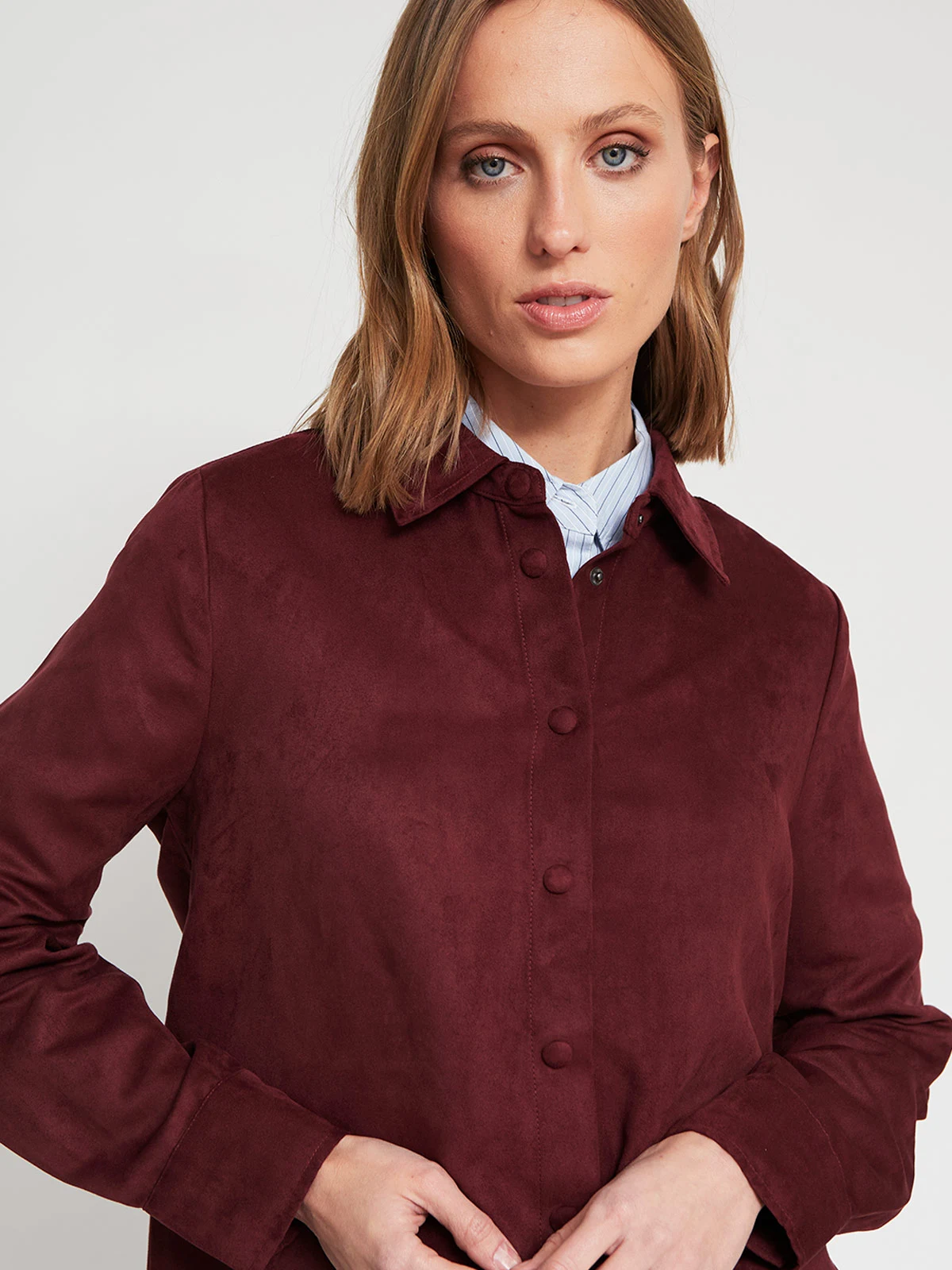 BLUSA MANGA LARGA MUJER MARQUIS SUEDE - 4