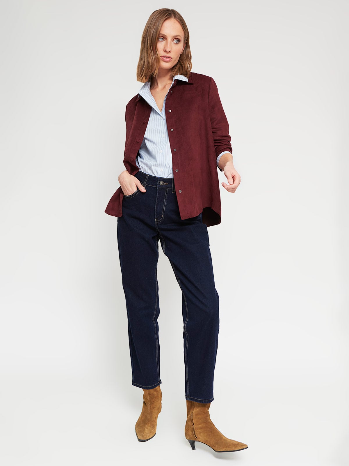 BLUSA MANGA LARGA MUJER MARQUIS SUEDE - 5