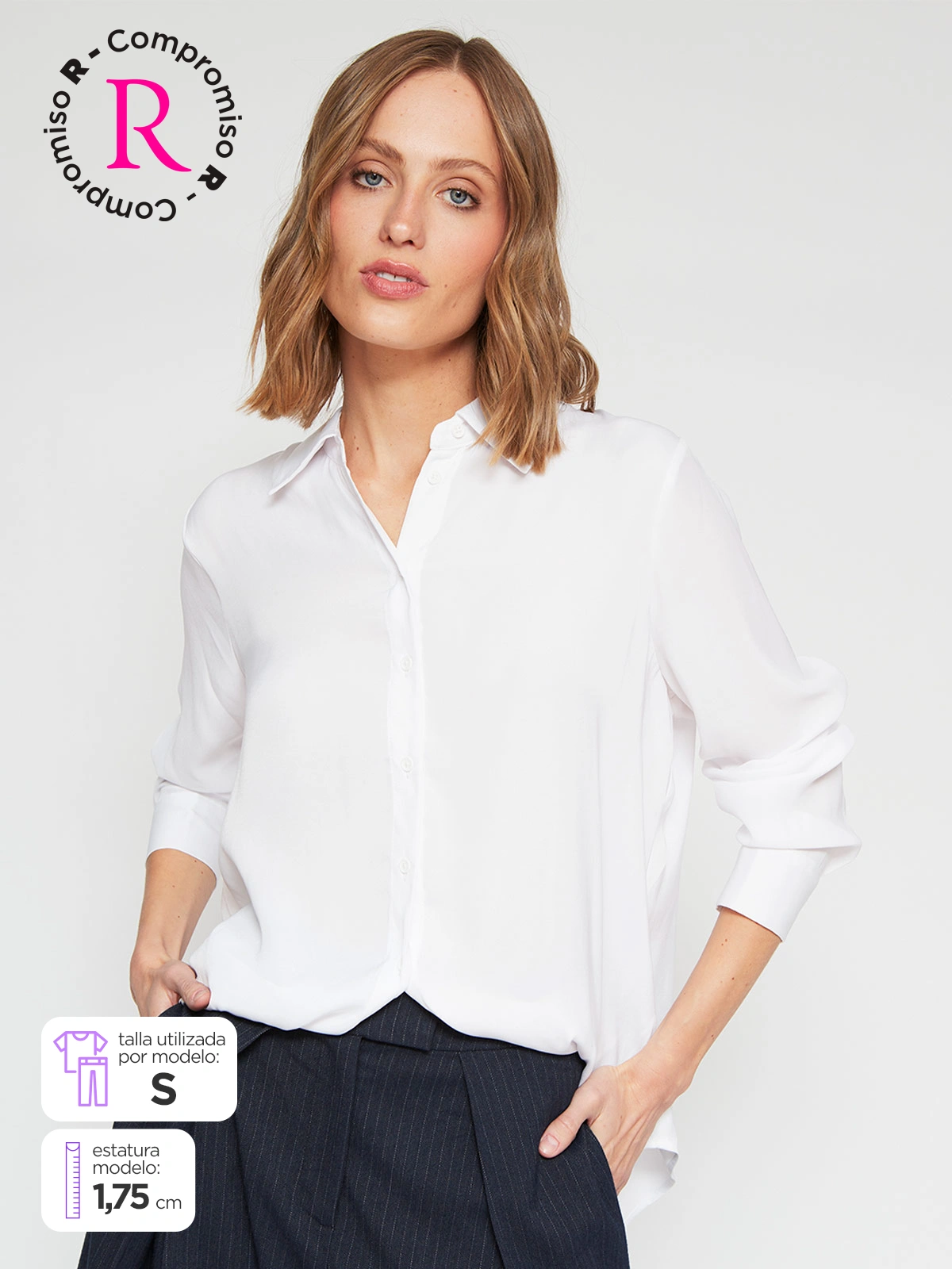 BLUSA MANGA LARGA MUJER MARQUIS ROMA - 1