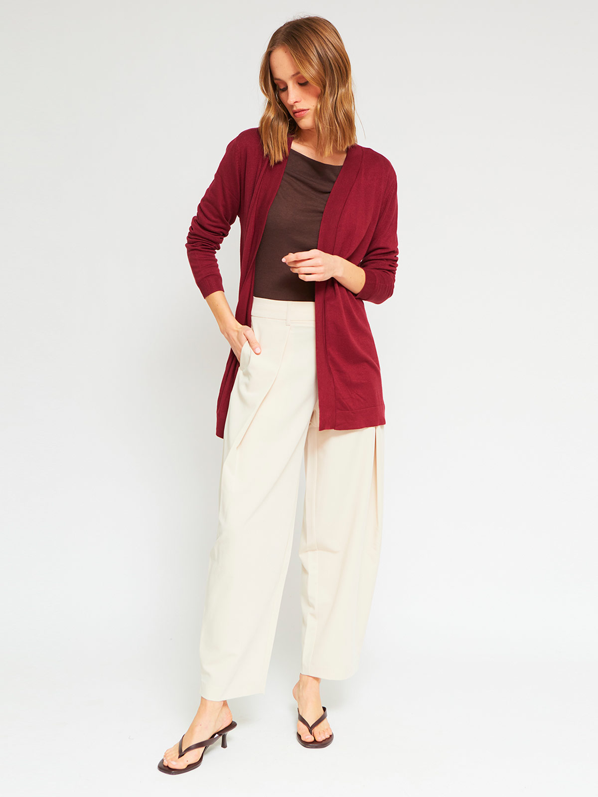 SWEATER MUJER MARQUIS TIPO CAPA - 4