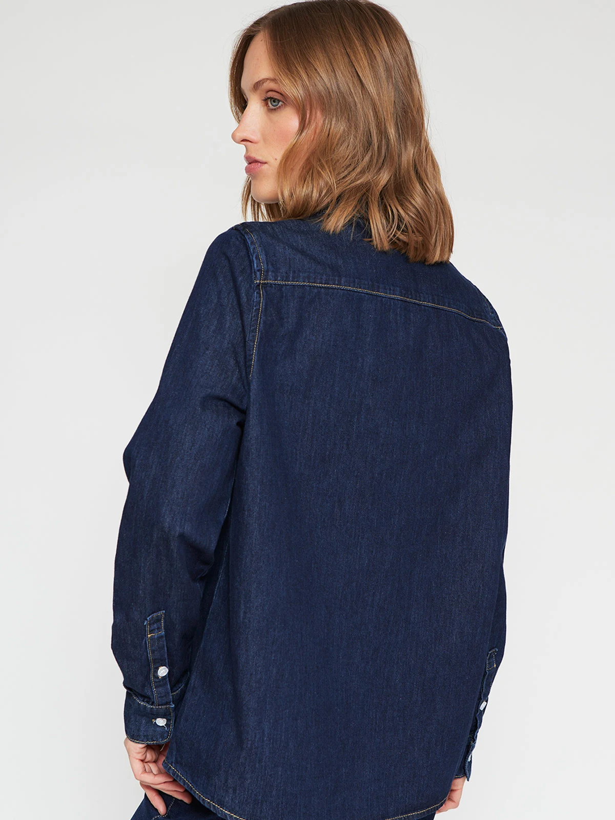 BLUSA MANGA LARGA MUJER MARQUIS DENIM - 3