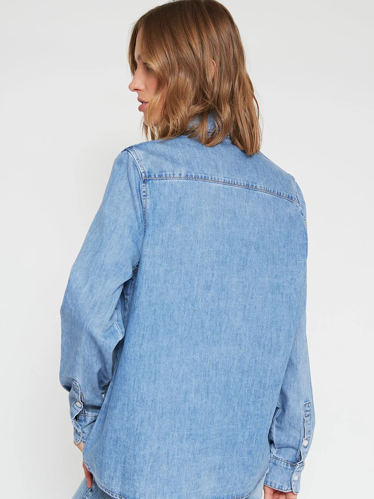 BLUSA MANGA LARGA MUJER MARQUIS DENIM - 3