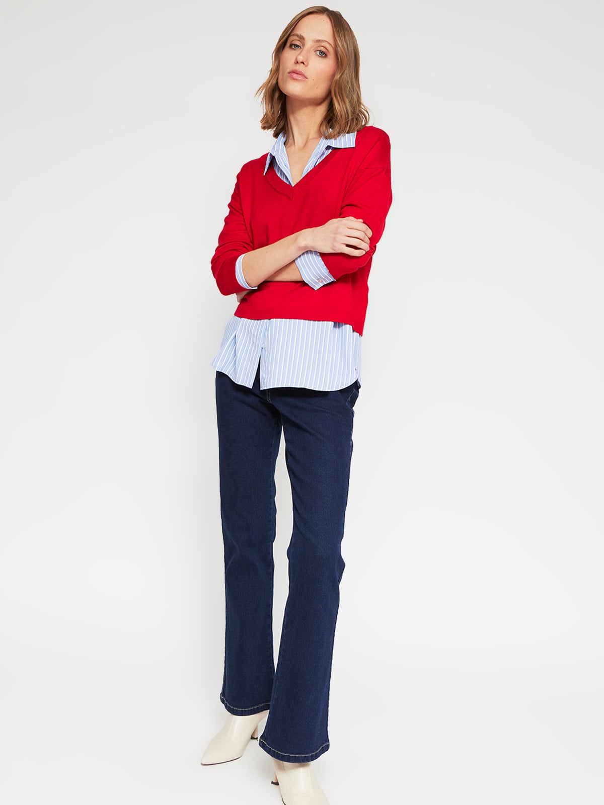 SWEATER MUJER MARQUIS CUELLO EN V - 5
