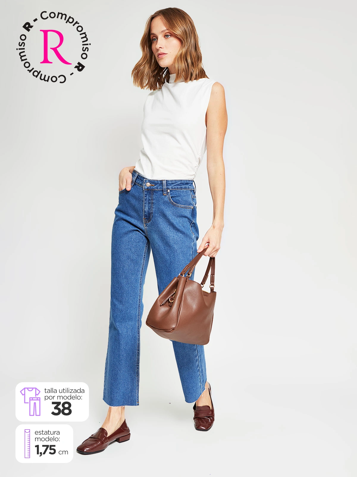 JEANS CROP MUJER MARQUIS - 1