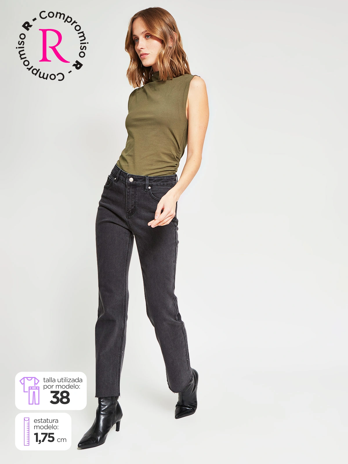 JEANS CROP MUJER MARQUIS - 1