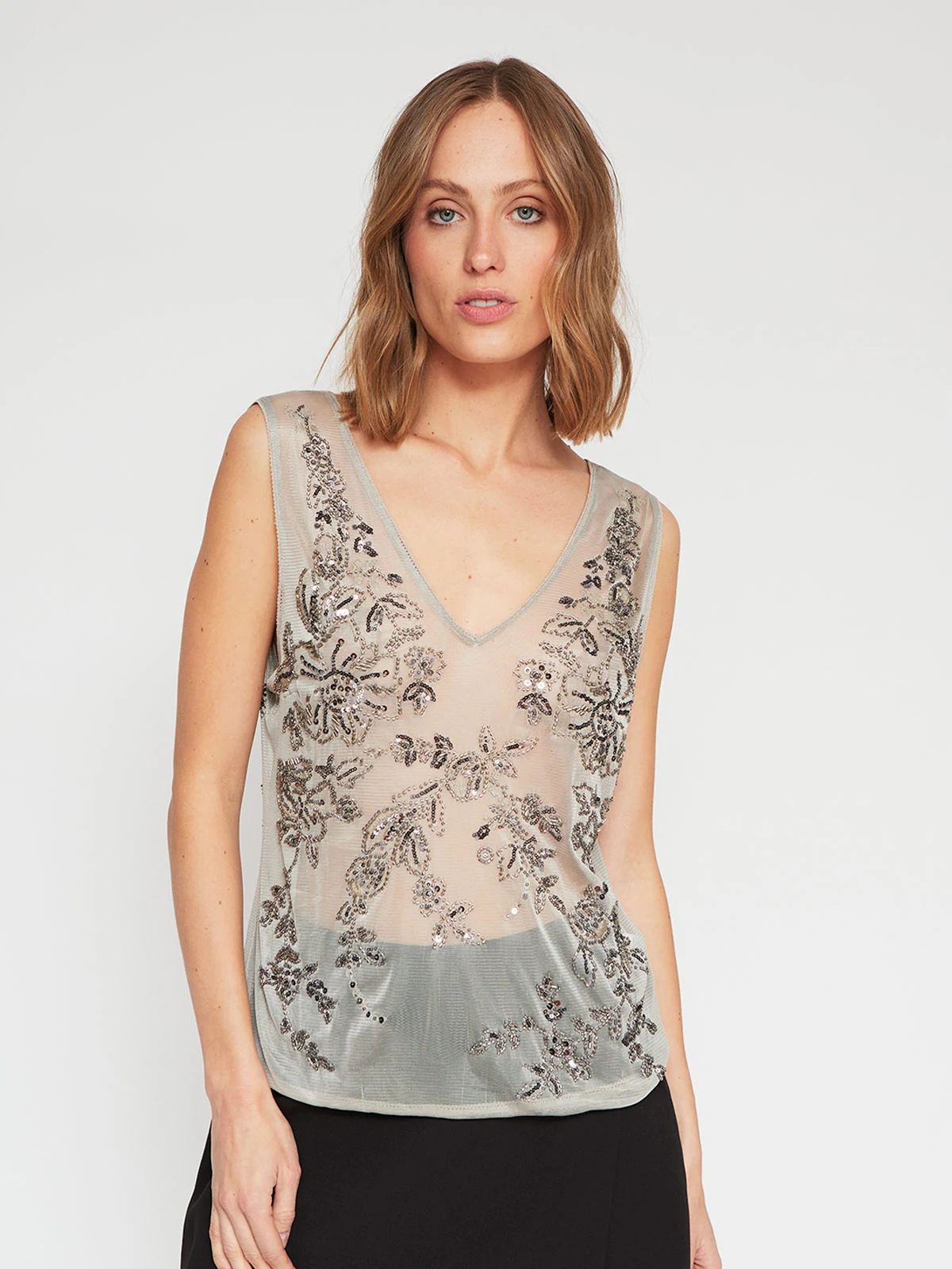 POLO SIN MANGAS MUJER MARQUIS SEQUINS - 2