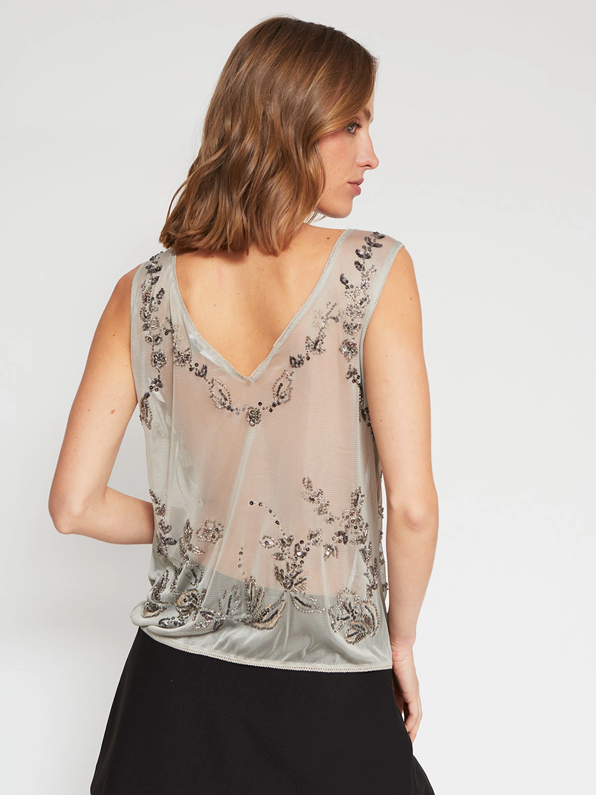 POLO SIN MANGAS MUJER MARQUIS SEQUINS - 3
