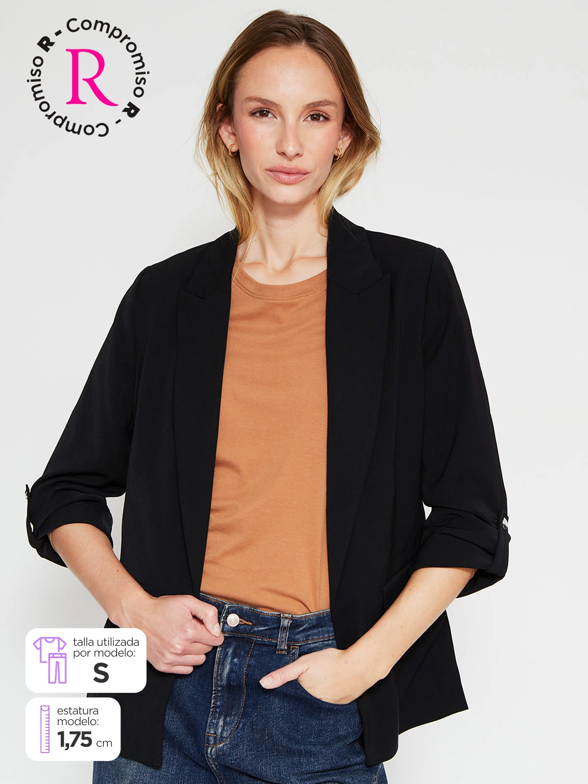 BLAZER MUJER MARQUIS LARGO EDDA - 1