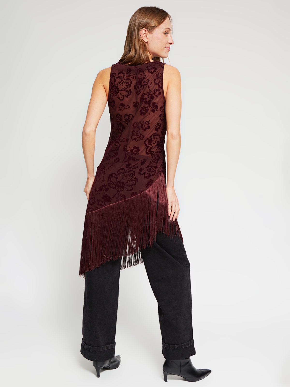 BLUSA SIN MANGAS MUJER MARQUIS FLECOS - 3