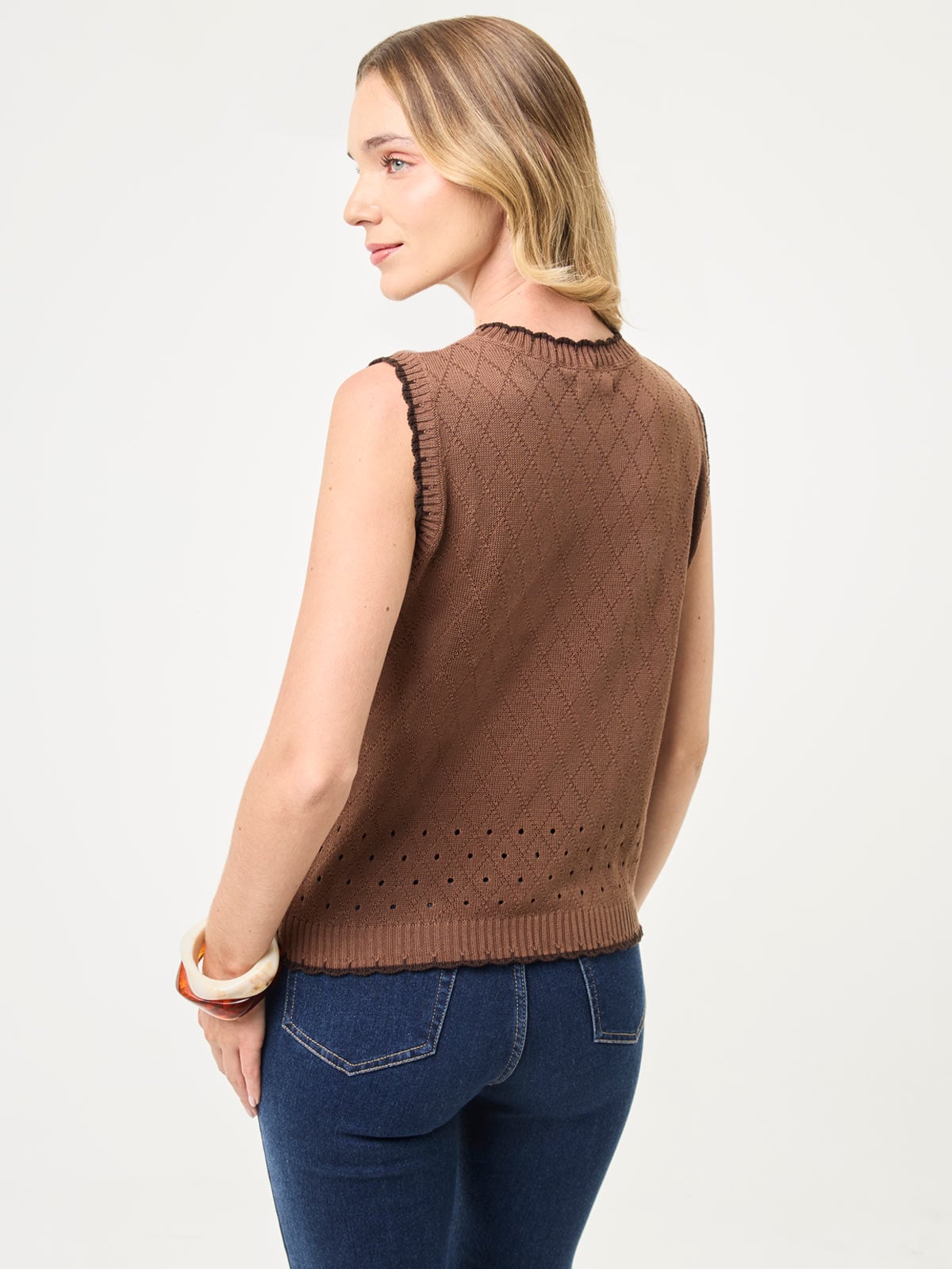 SWEATER MUJER MARQUIS TEJIDO RAYA - 2