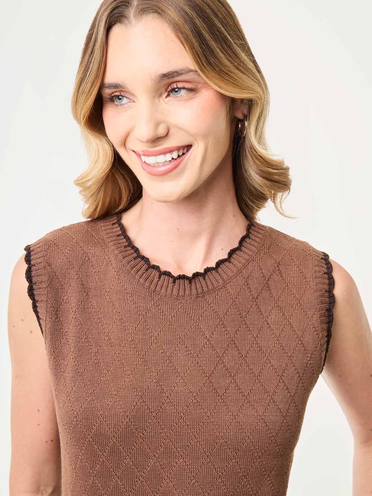 SWEATER MUJER MARQUIS TEJIDO RAYA - 4
