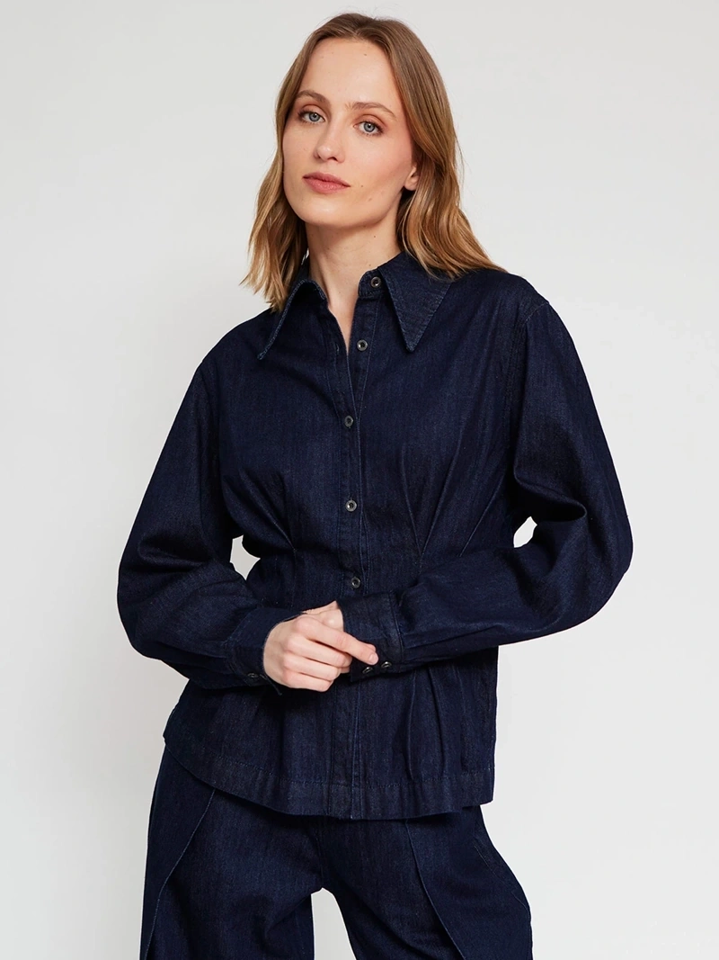BLUSA MANGA LARGA ALGODÓN MUJER MARQUIS - 3