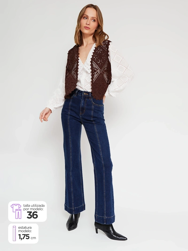 JEANS ALGODÓN REGULAR MUJER MARQUIS - 1