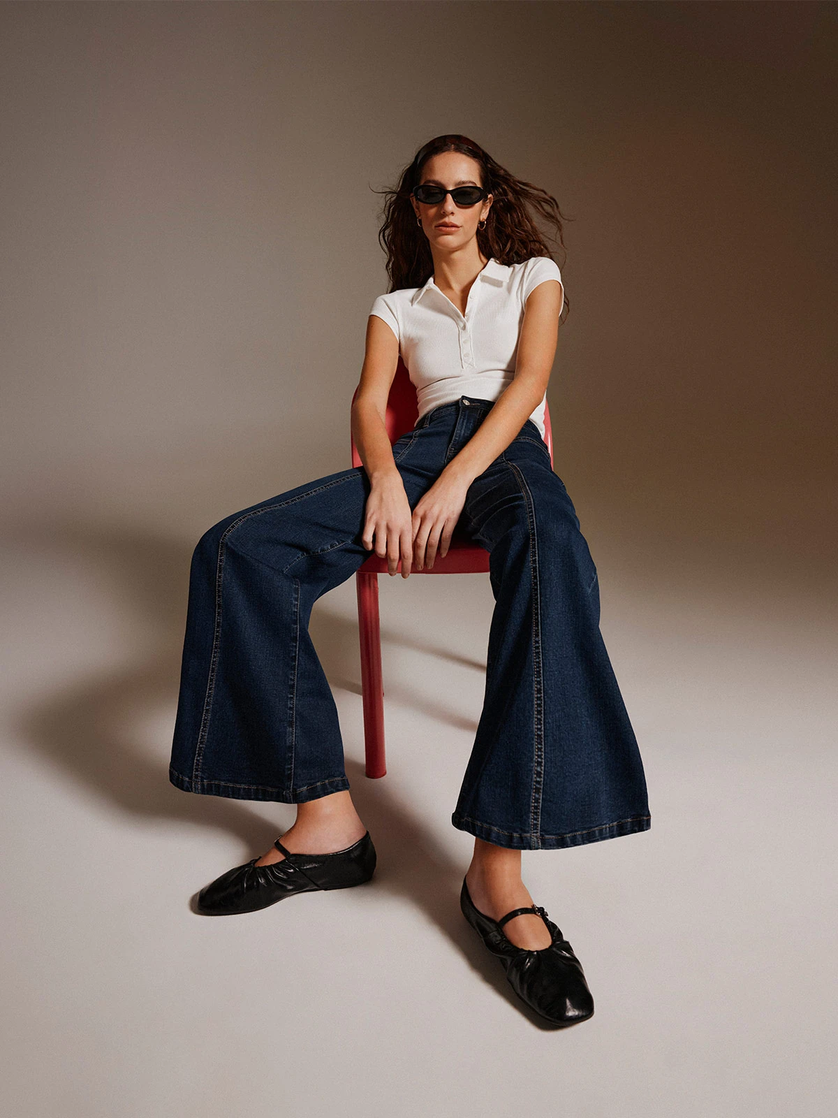 JEANS ALGODÓN REGULAR MUJER MARQUIS - 1