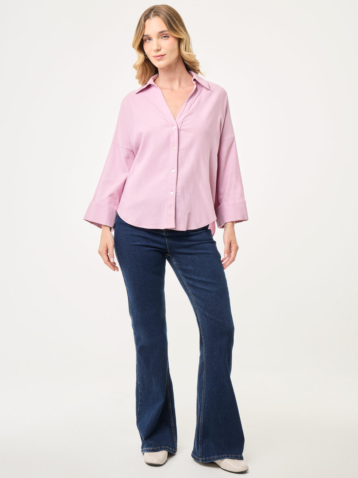 BLUSA MANGA LARGA LINO MUJER MARQUIS - 5
