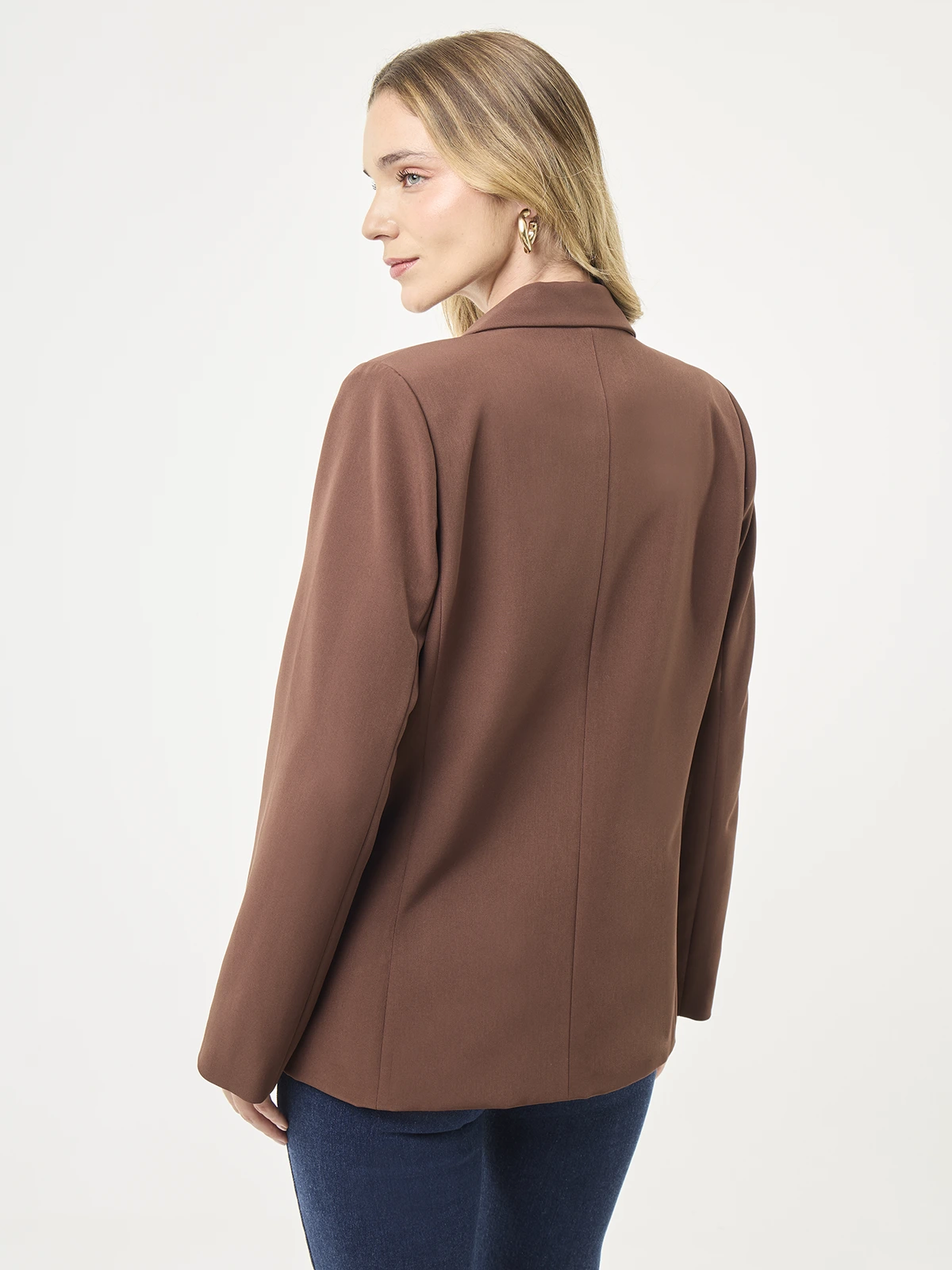 BLAZER MUJER MARQUIS LARGO BÁSICO - 2