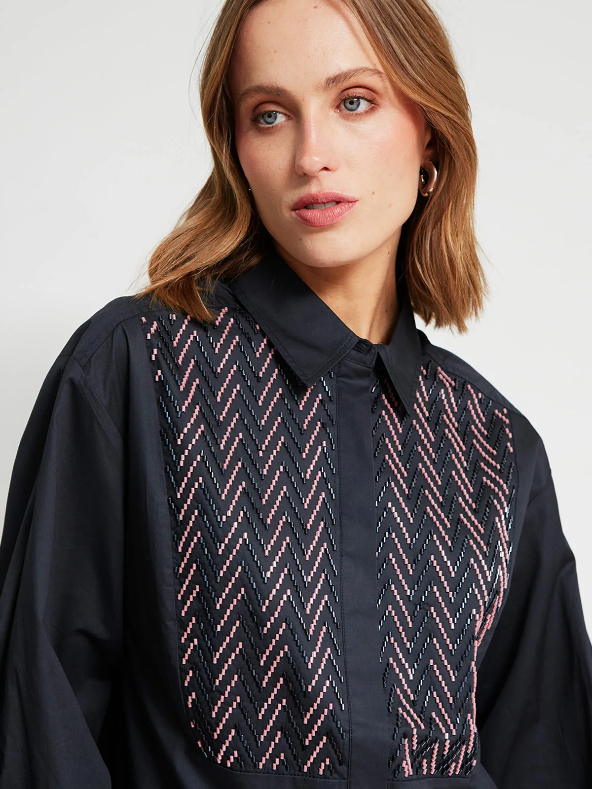 BLUSA MANGA LARGA ALGODÓN MUJER MARQUIS X MARIA CHER - 4